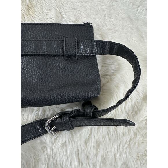 Co-lab by‎ Christopher Kon Belt Bag Black Vegan Leather NEW - Picture 5 of 10